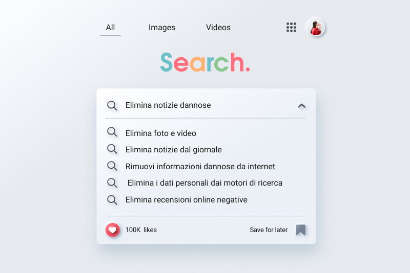Elimina recensioni online negative